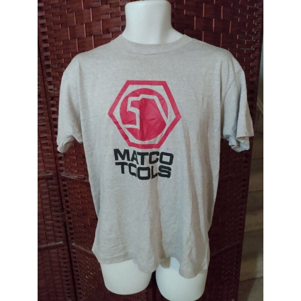 Vintage 80s Matco Tools T Shirt Single Stitch Adult XL